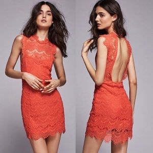 🆕 Free People Sz Md Coral Daydreamer Dress